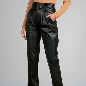 Elan leather pants
